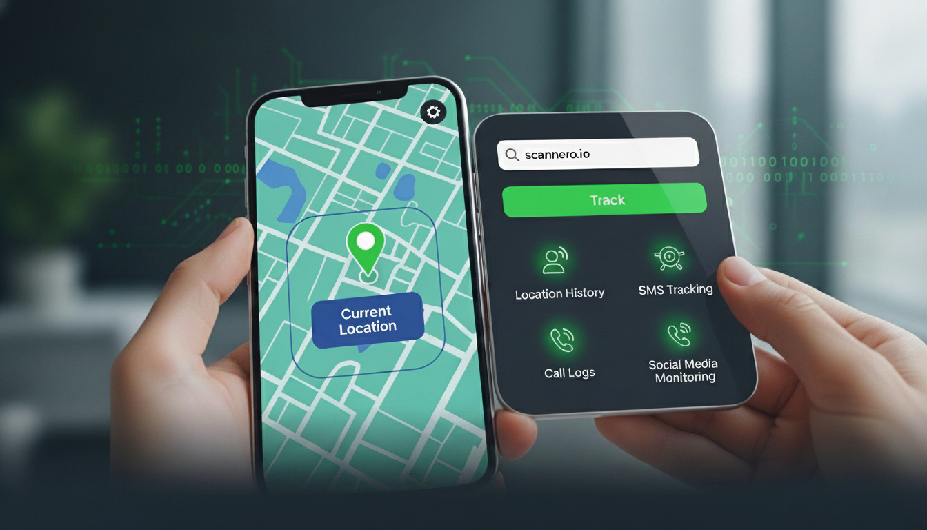 Scannero review 2026 showing how to track any mobile phone location using just a phone number.