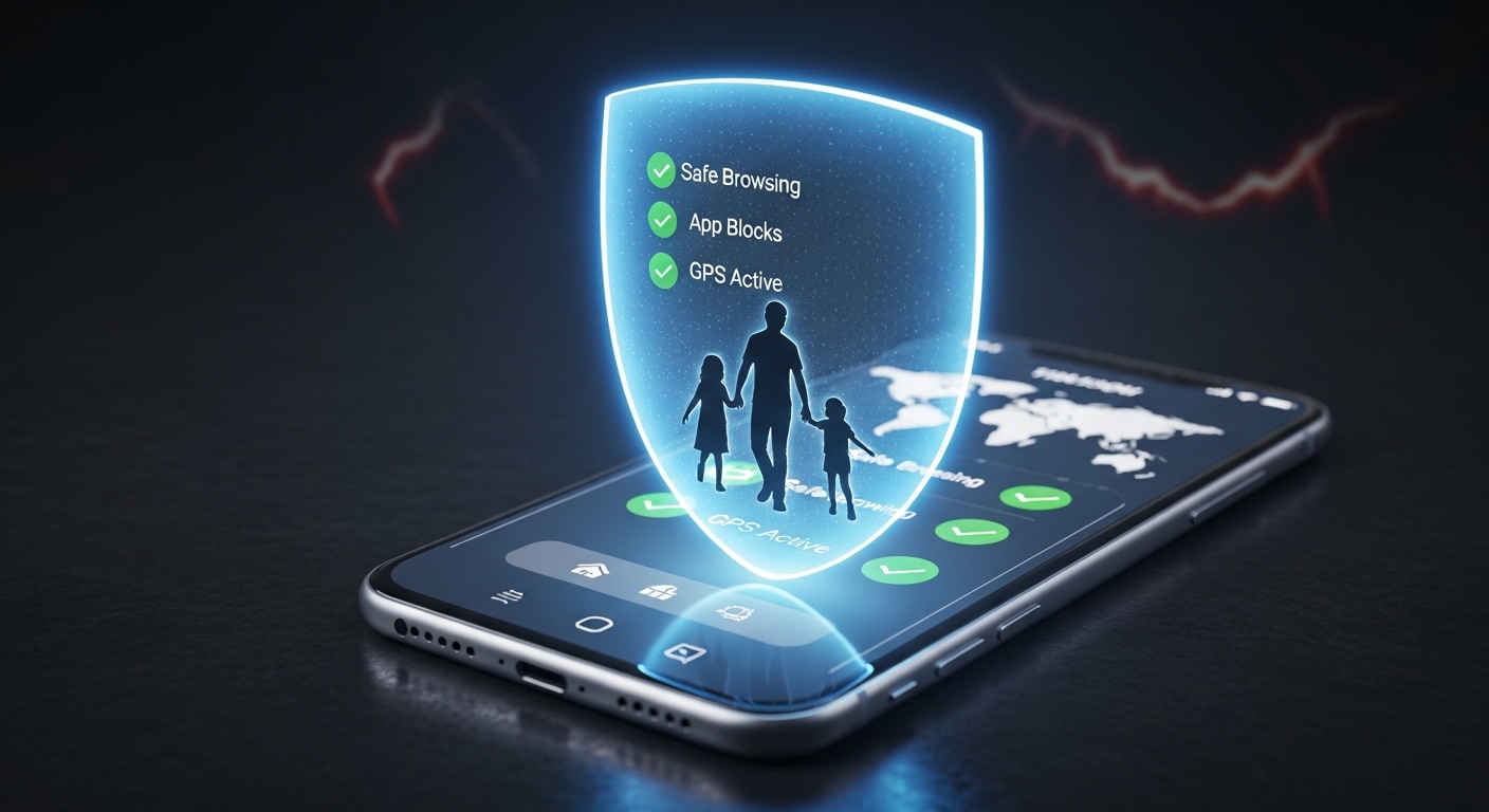 Parentaler review 2026 highlighting the parental control app acting as a digital shield for kids.