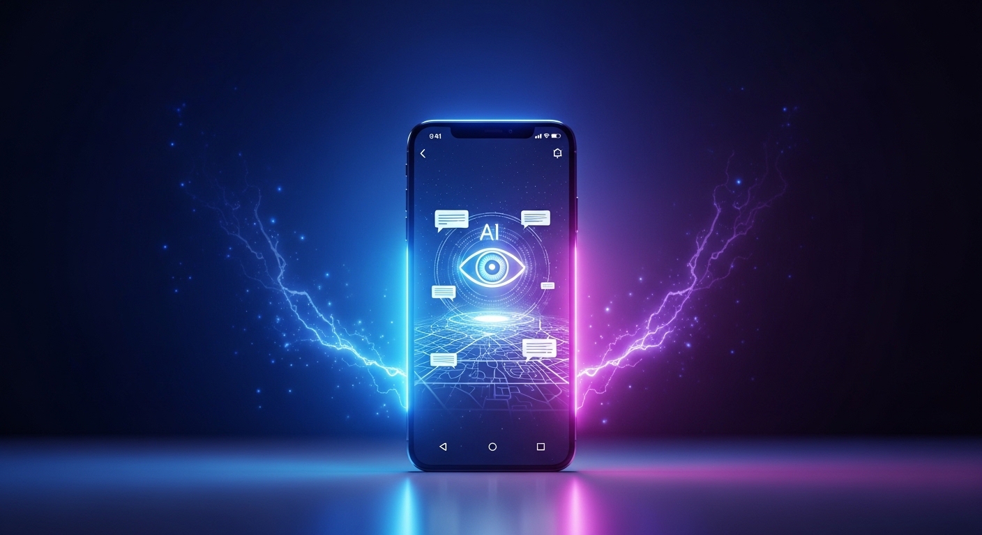 eyezy review 2026 showing the AI-powered phone monitoring dashboard on a smartphone